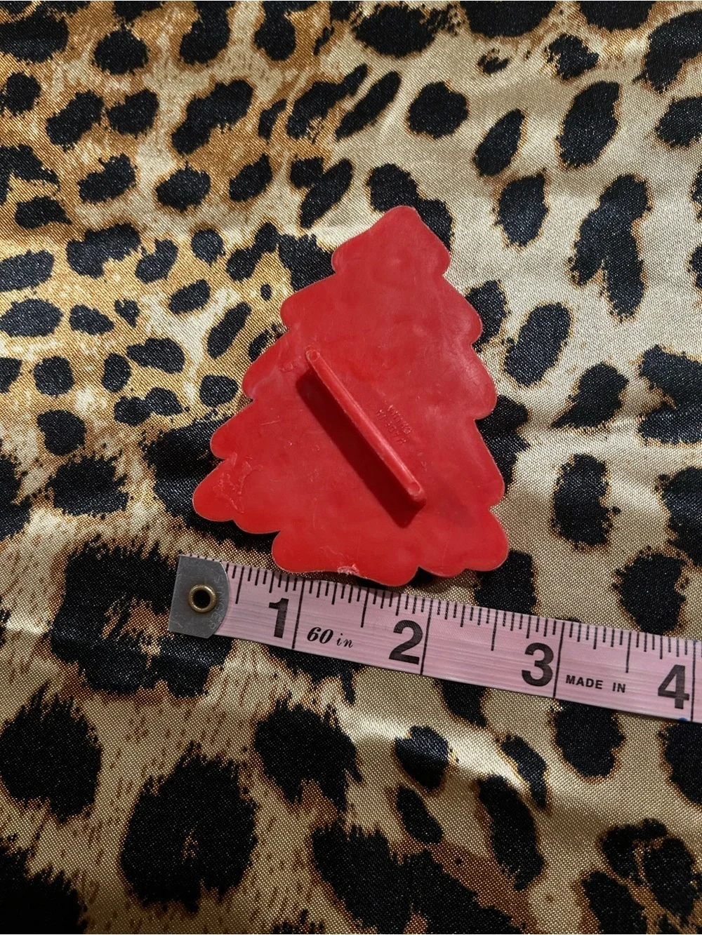 3 inch. Red Plastic Festive Christmas Tree Cookie Cutter
